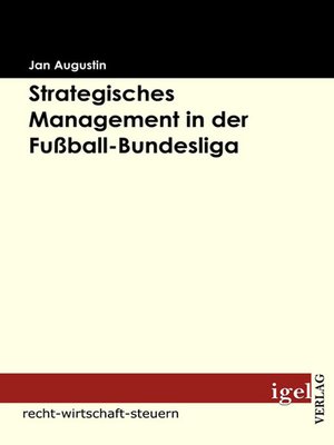 cover image of Strategisches Management in der Fußball-Bundesliga
